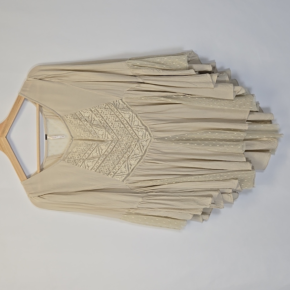 Free People Flowy Bell Sleeve Top - Size Medium